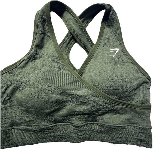Gymshark Bundle of 3 Cross Performance Logo Sports Bra Top Sz M - Picture 3 of 8